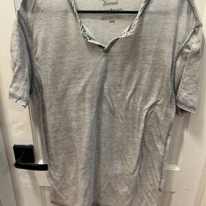 Burnout Gray Short Sleeve Shirt